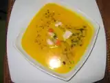 Recette Veloute de potimarron aux saint-jacques