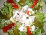 Recette Salade de poivrons marines a la feta