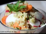 Recette Salade de quinoa, carotte et radis