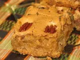 Recette Carrés tarte au sucre avec base de biscuit au beurre et pacanes