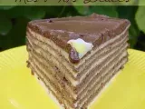 Recette Gâteau de crêpes à la mousse au chocolat