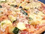 Recette Tarte fine feuilletée courgette et crevettes aux épices
