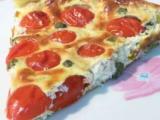 Recette Tarte aux tomates cerises thon et boursin