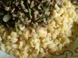 Recette Epinards et viande hachée à l?orientale / oriental spinach and minced meat dish