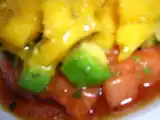 Recette Tartare de saumon, mangue et avocat
