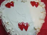 Recette Gâteau rouge st-valentin