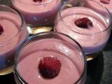 Recette Mini bavarois express aux framboises.