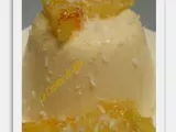 Recette Crème de coco à l'agar-agar, ananas et bananes rôtis
