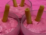Recette Verrines de mousse de betteraves de béa & glace ultra-light & tiramisu aux framboises