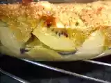 Recette Crumble pommes poires kiwis au thé matcha