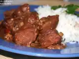 Recette Mole poblano de pollo : poulet (plutot porc) au cacao mexicain