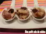 Recette Cuillères apéritives au boudin blanc