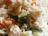 Recette Risotto poulet/ légumes