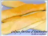 Recette Crepes à la farine 100% d'epeautre