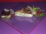 Recette Tarte aux choux fleurs et brocolis avec la pate salee hqng