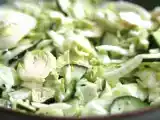 Recette Salade de fenouil, concombre et choux de bruxelles