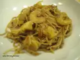 Recette Encornet et crevettes sautés