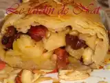 Recette Strudel croustillant pommes et raisins secs