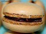 Recette Macarons: coques café, ganache chocolat-baileys et coques café fourrage confiture de lait