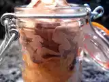 Recette Verrine petit beurre, compote de poire, chantillly au chocolat