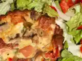 Recette Quiche au poulet sans pâte