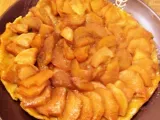 Recette Tarte tatin aux pommes, coing et verveine
