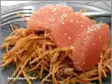 Recette Salade de carotte et de pamplemousse