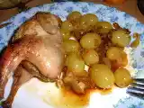 Recette Cailles farcies au foie gras et aux raisins blanc