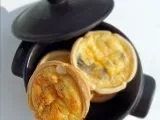 Recette Mini-quiches poulet mimolette champignons