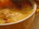 Recette Encore une mini cocotte.....gratin de saint jacques et crevettes au lait de coco.