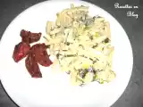 Recette Pates aux poireaux et gorgonzola mascarpone