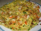 Recette Omelette au surimi