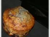Recette Muffins pépites de chocolat blanc, mûres et confiture de cassisa