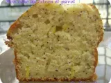 Recette Mon cake au citron et graines de pavot, idéal pour le petit déjeuner !