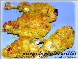 Recette Pilons de poulet grilles aux flocons d'avoines et amandes