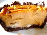 Recette Crousti flan potimarron chocolat noix à l'agar agar minceur et sans gluten