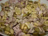 Recette Cuisiner les restes #2 : salade de gigot d'agneau aux flageolets
