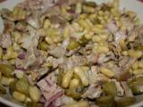 Recette Cuisiner les restes #2 : salade de gigot d'agneau aux flageolets