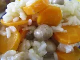 Recette Risotto carottes et champignons
