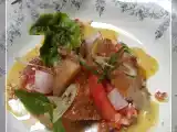 Recette Pot au feu de tendron de veau rafraichi, ravigote de radis et grains de moutarde