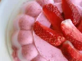 Recette Bavarois à la fraise et à l'agar agar