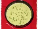 Recette Velouté de haricots verts au chèvre frais