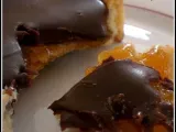 Recette Tartelette ganache noire et abricot