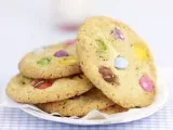 Recette Les cookies multicolores .