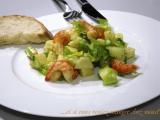 Recette Salade des pommes de terre aux queues d'écrevisses