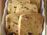 Recette Sable parmesan, basilic, olives et noix