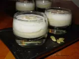Recette Petites verrines banane - coco