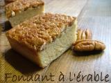 Recette Gâteau fondant à l'érable & aux noix de pécan