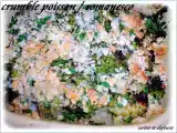 Recette Crumble au cabillaud et chou romanesco