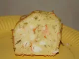 Recette Cakes salés : tomates séchées, chèvre et pâte d'anchois ou surimi